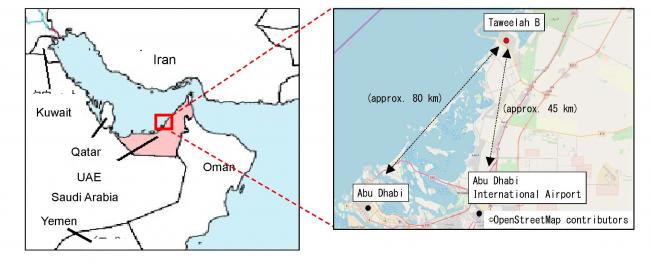 Location of Taweelah B